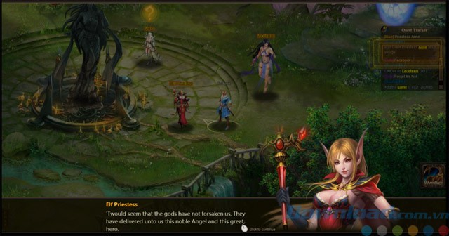 Giao diện game League of Angels