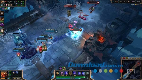 League of Legends là phiên bản tiếng Anh của Liên Minh Huyền Thoại