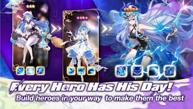 Xây dưng và phát triển anh hùng theo cách của bạn để họ trở nên tốt nhất