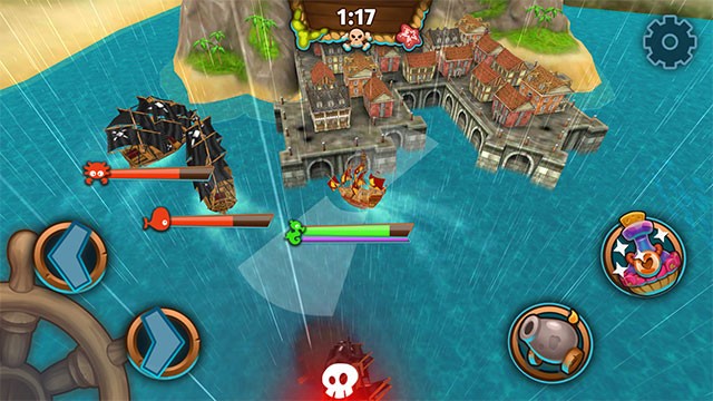 Thể hiện kỹ năng lãnh đạo con tàu cướp biển