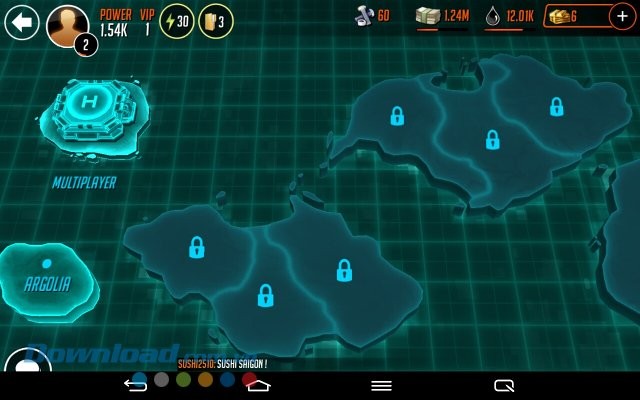 Bản đồ game League of War: Mercenaries