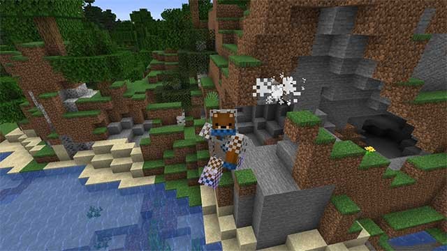 Sau khi enchant đôi giày của mình, bạn có thể bắt đầu nhấn Jump hai lần để nhảy