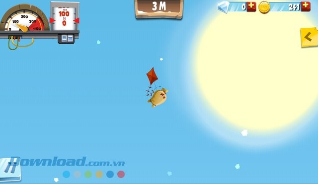 Giao diện màn chơi game Learn 2 Fly