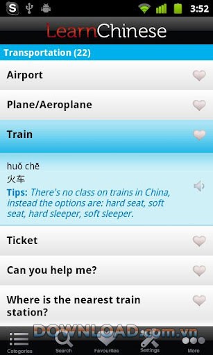 Learn Chinese Mandarin Phrases for Android