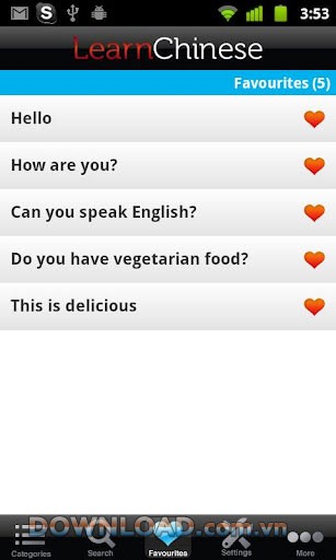 Learn Chinese Mandarin Phrases for Android