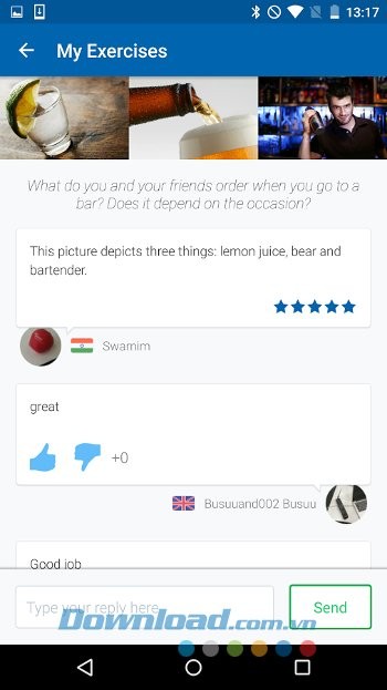 Thực hành với Busuu - Learn Languages