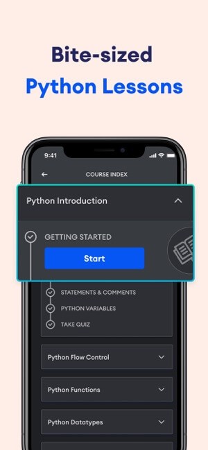 Learn Python: Programiz có các bài học được chia nhỏ từng bước
