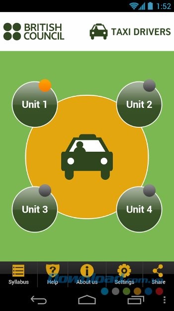 4 Unit trong LearnEnglish for Taxi Drivers