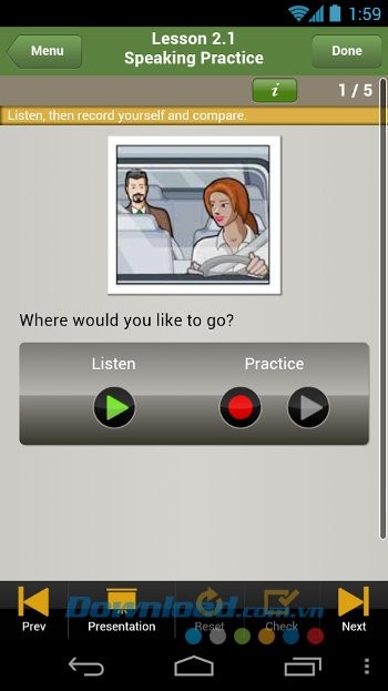 LearnEnglish for Taxi Drivers có nội dung học gần gũi