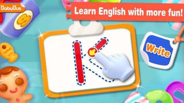 Bé học bảng chữ cái tiếng Anh theo cách thú vị trong game Learning Alphabet của BabyBus