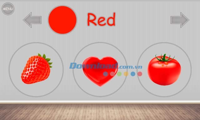 Learning colors for kids giúp bé nhận biết màu sắc