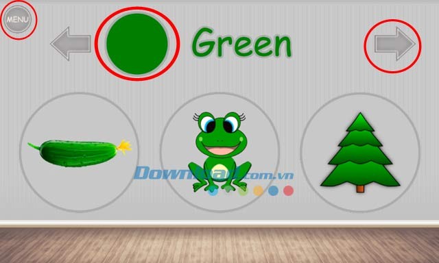 Cánh cửa Learn trong Learning colors for kids