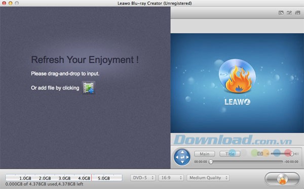 Leawo Blu-ray Creator cho Mac