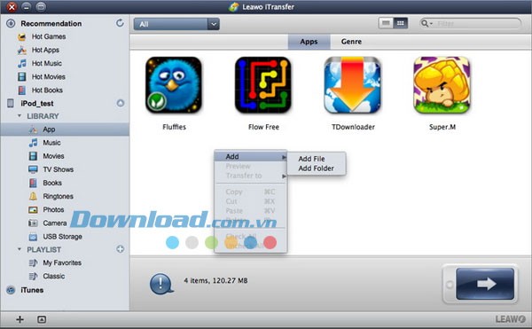 Leawo iTransfer for Mac