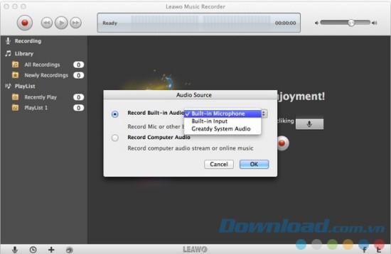 Leawo Music Recorder for Mac