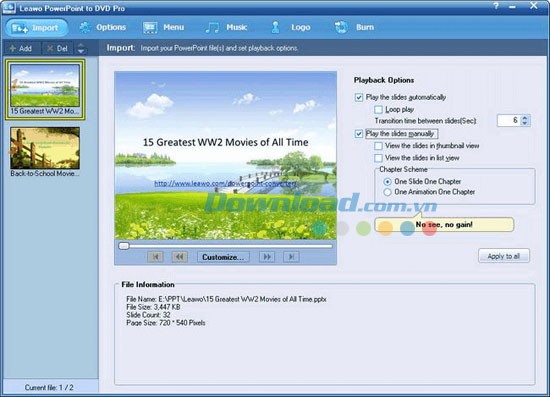 Leawo PowerPoint to DVD Pro