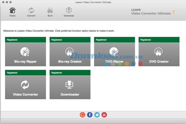 Leawo Video Converter Ultimate cho Mac