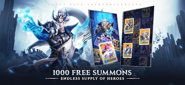 Legacy Fate: Sacred&Fearless cho bạn 1000 lần rút triệu hồi anh hùng