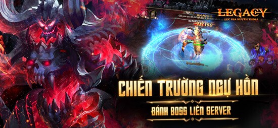 Game chiến trường ngự hồn - Đánh Boss liên sever