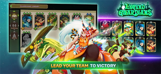 Dẫn dắt đội hình anh hùng của bạn đến chiến thắng trong mọi trận chiến của Legend Guardians