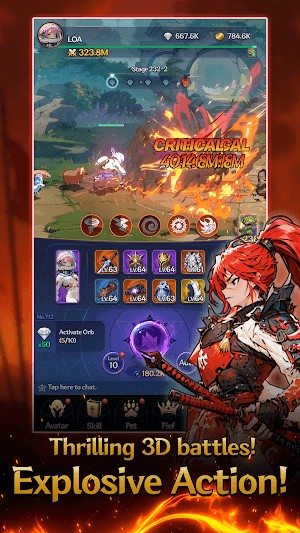 Tham gia các trận chiến 3D hành động bùng nổ