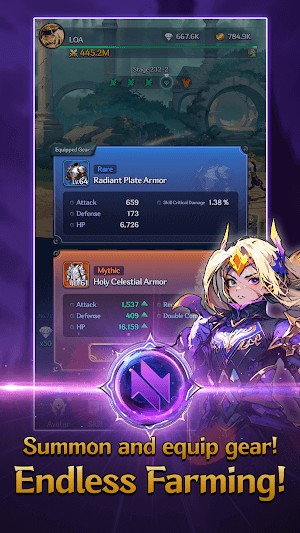 Farm đồ vô tận, triệu hồi và trang bị những trang bị mạnh