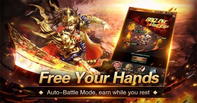 Lao vào những trận chiến kịch tính trong game Legend of Blades cho Android