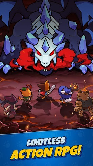 Legend of Cat là game nhập vai hành động không giới hạn