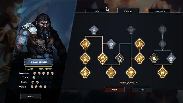 Nâng cấp nhân vật và trở thành huyền thoại bảo vệ ngục tối trong game Legend of Keepers