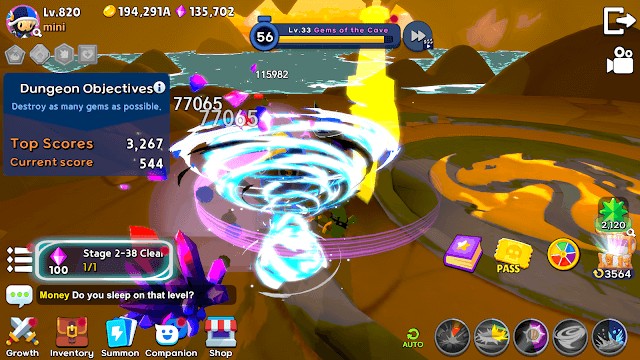 Hoàn thành các nhiệm và thách thức ngục tối