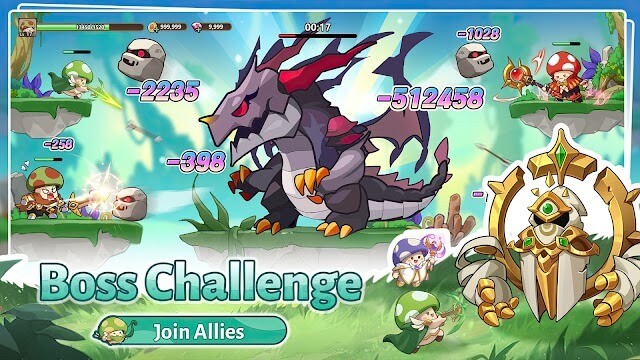 Gia nhập liên minh và thách thức các boss mạnh mẽ