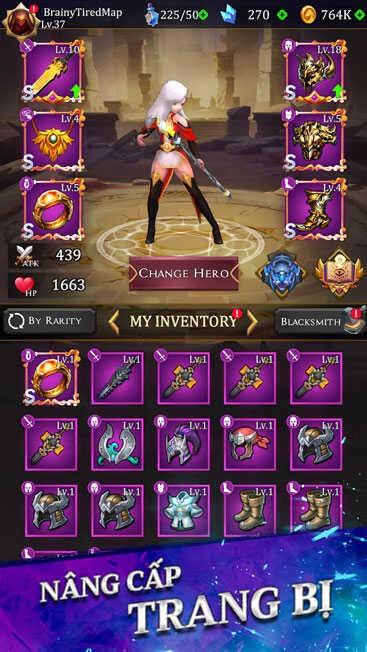 Nâng cấp trang bị