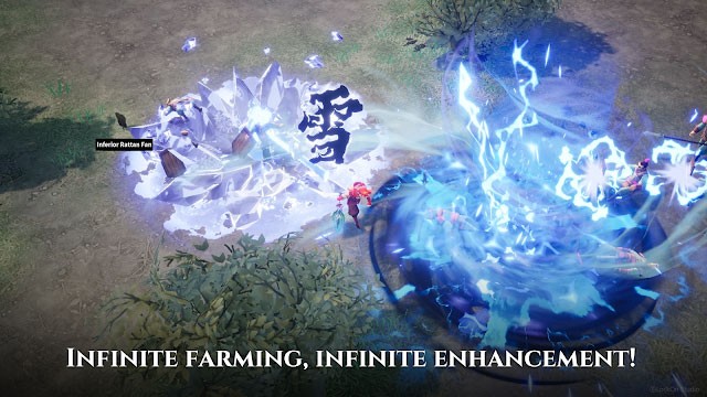 Farm đồ vô tận, phát triển vô tận