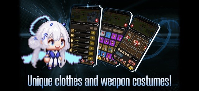 Vô số trang phục và vũ khí độc đáo cho bạn lựa chọn trong Legend Summoners