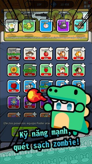 Kỹ năng mạnh, diệt trừ zombie