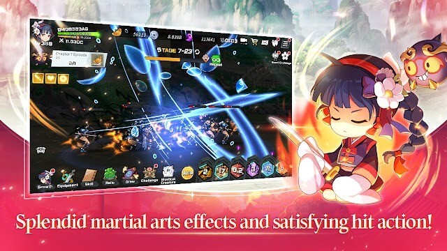 Hiệu ứng chiến đấu tuyệt đẹp và hành động võ thuật thỏa mãn