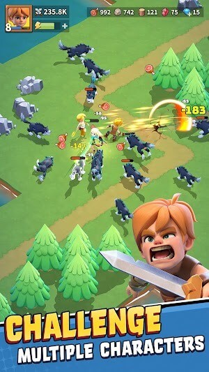 Chơi game cùng vô số anh hùng