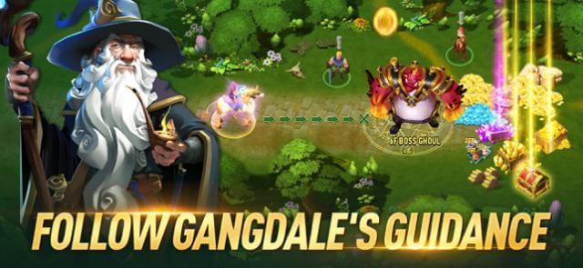 Tuân theo sự chỉ dẫn tuyệt vời của Archmage Gangdale