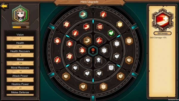 Nâng cấp anh hùng để tăng cường sức mạnh