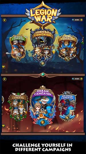 Thử thách kỹ năng của bản thân qua nhiều chiến dịch khác nhau