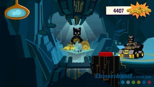 Tùy chỉnh nhiều thứ trong game đua xe miễn phí LEGO DC Super Heroes Mighty Micros