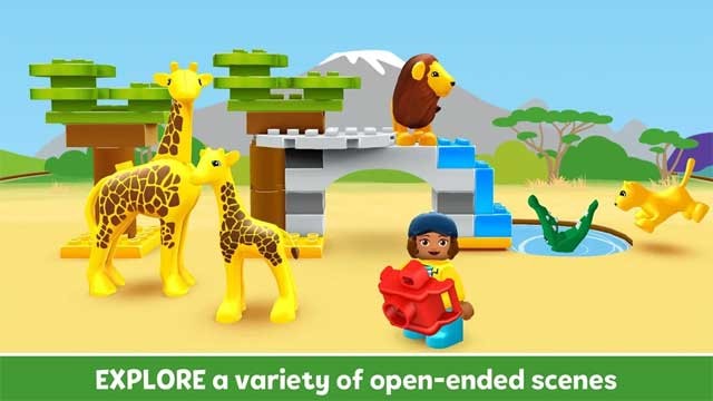 Khám phá thế giới động vật vô tận trong Lego Duplo World cho Android