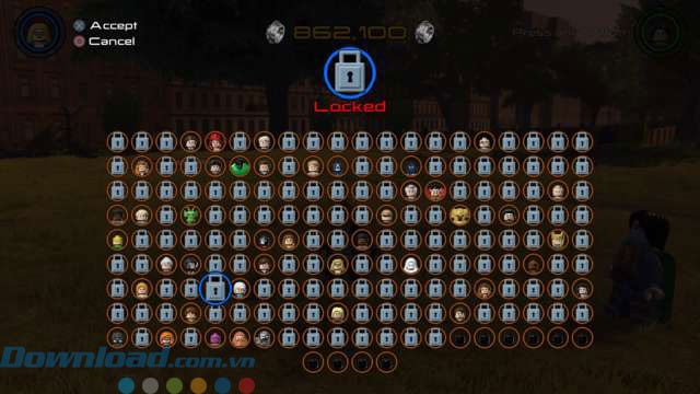 Mở khóa nhiều nhân vật