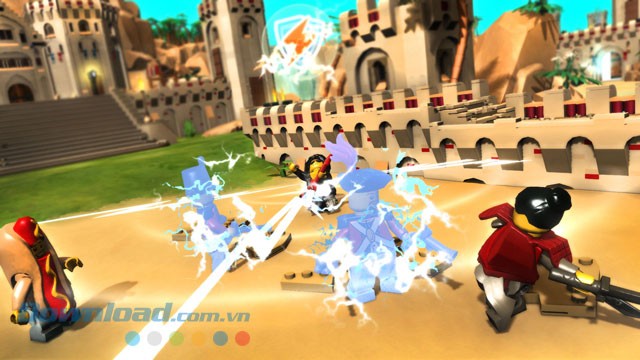 Hình ảnh cuộc chiến trong game