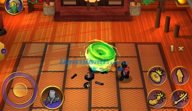 Cơn lốc xoáy Spinjitsu trong LEGO® Ninjago Tournament