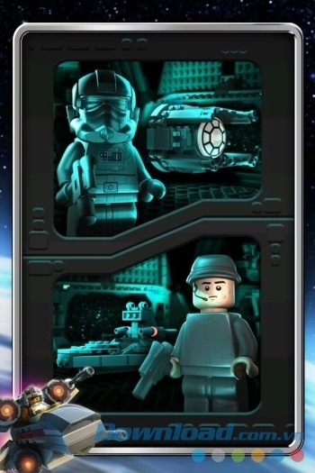 Điều khiển 1 trong 6 phi thuyền biểu tượng của LEGO Star Wars: Microfighters