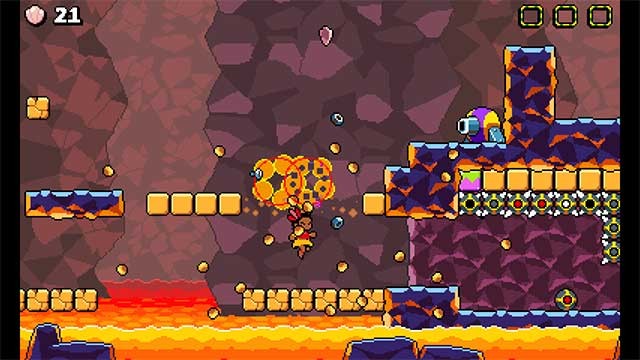 Tạo bong bóng để vượt qua nguy hiểm hoặc biến thành quả cầu lửa để tăng tốc