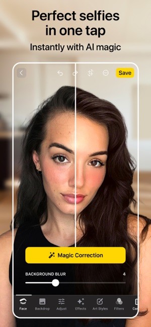 Sở hữu các bức ảnh selfie hoàn hảo chỉ bằng một chạm