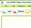Leo Zune Video Converter - Chuyển đổi Video sang Zune