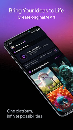 Leonardo Ai biến ý tưởng của bạn thành tác phẩm nghệ thuật tuyệt đẹp